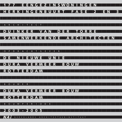 177 Eengezinswoningen Herkingenbuurt fase 2 en fase 3